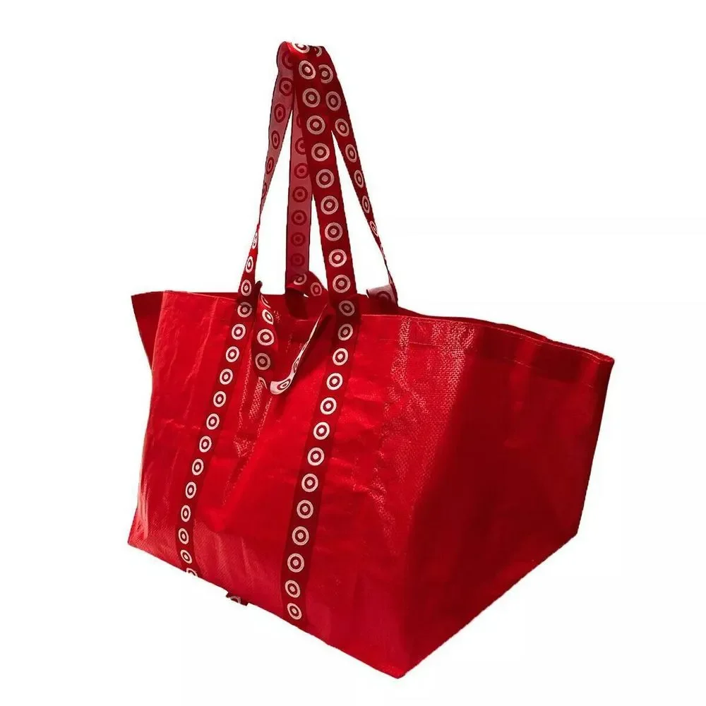 Target Extra Large Recycled Reusable Red Bag 15"x19"14" Ships Quick NEW w/ Tag - Picture 1 of 8